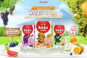 [Theo Tuoitre.vn] Aiwado ra mắt sữa trái cây Kazu Chan