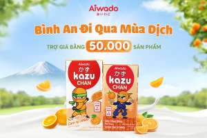 Aiwado nối dài hành trình “Bình An Đi Qua Mùa Dịch” trợ giá bằng 50.000 sản phẩm