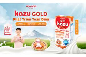 Kazu Gold Phát Triển Toàn Diện Đạt Tiêu Chuẩn Dinh Dưỡng của Bộ Y Tế Nhật Bản giúp trẻ Tự Tin Về Hình Thể, Tự Tin Về Trí Tuệ & Ít Đau Ốm